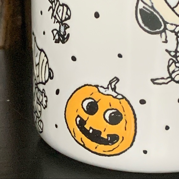 Peanuts Snoopy & Woodstock Halloween Mug - Mummies Jack O’ Lantern - Picture 4 of 11